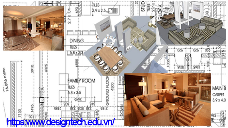 Nhận thiết kế nội thất chung cư tại Điện Biên
