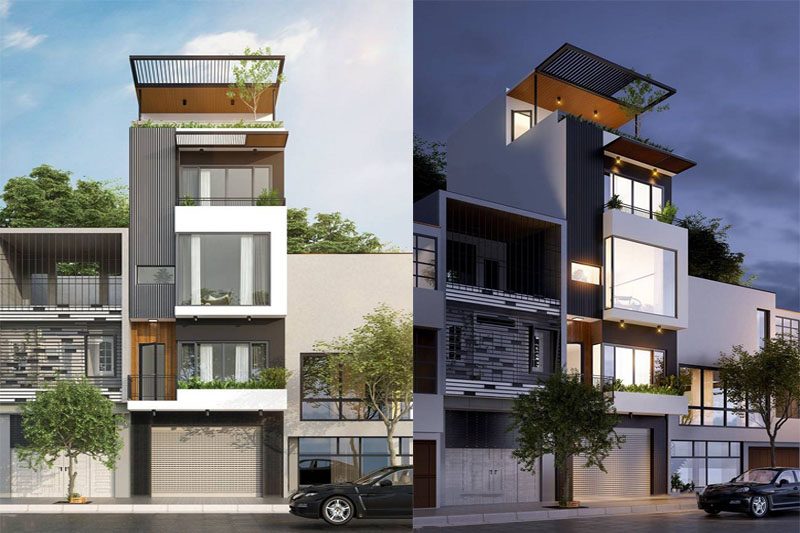 Nhận thiết kế kiến trúc nội thất nhà phố tại Hà Nam