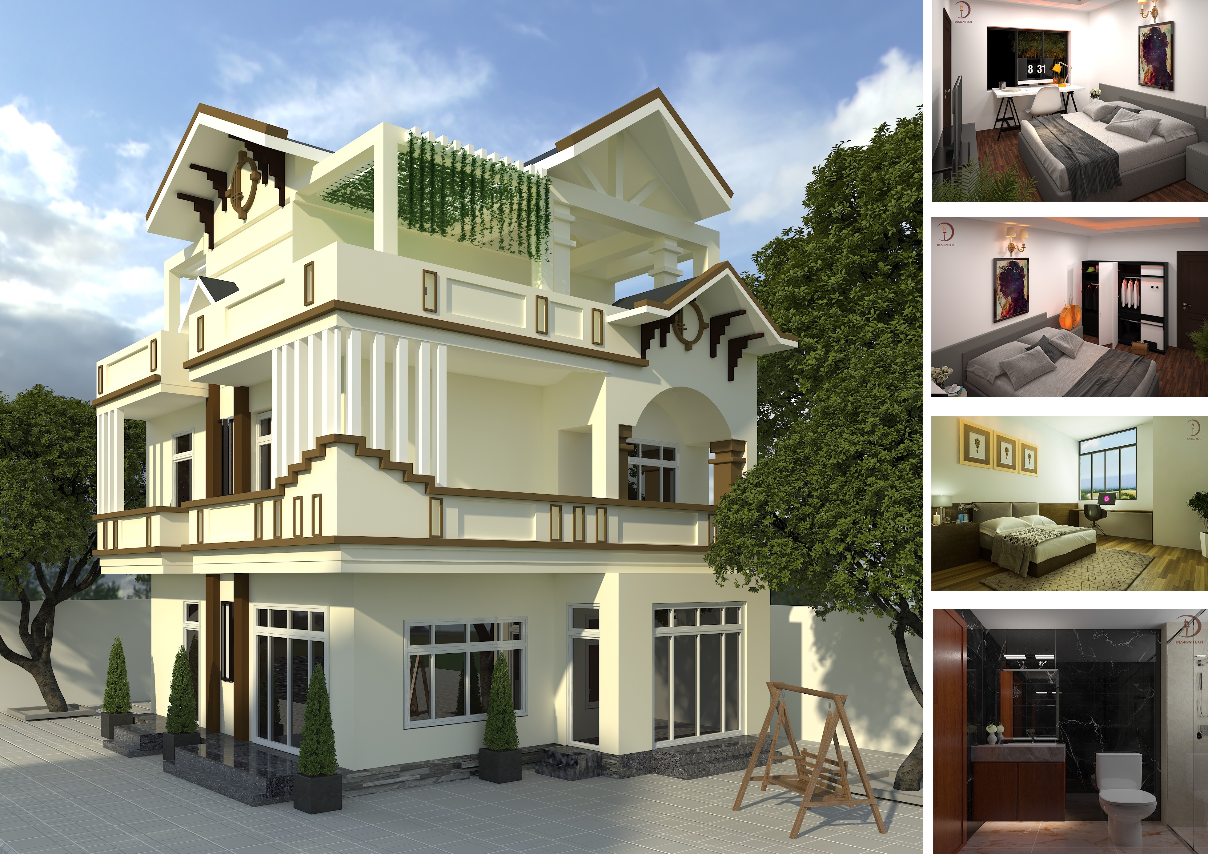 Nhận thiết kế nội thất chung cư tại Thái Bình